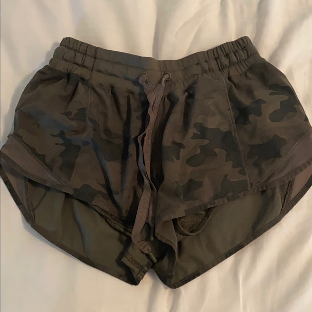 Camo lulu lemon shorts. Hotty hot